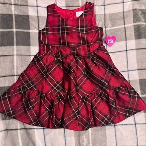 The Children's Place Red and Black Plaid Dress